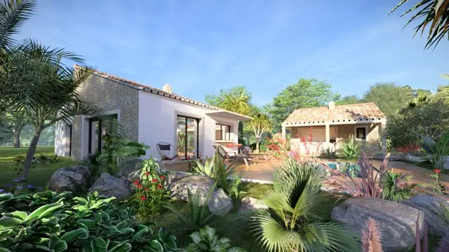 Autan — vue 3 de la villa