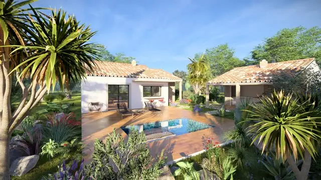 Autan — vue 4 de la villa
