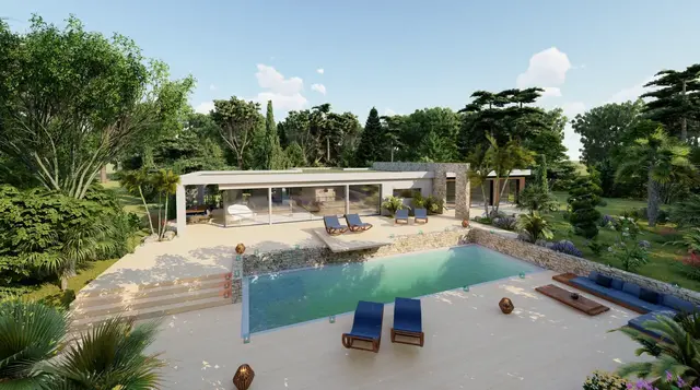 Leste — vue 1 de la villa