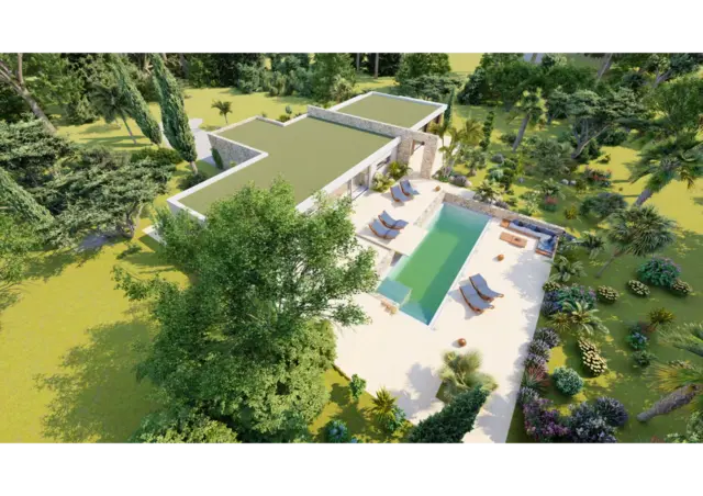 Leste — vue 2 de la villa