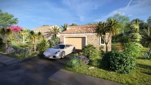 Libeccio — vue 2 de la villa