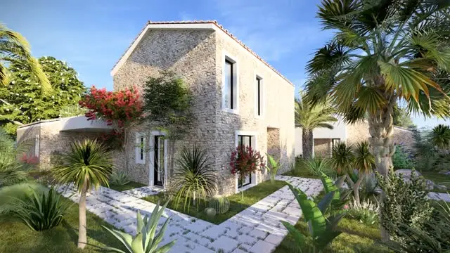 Libeccio — vue 3 de la villa